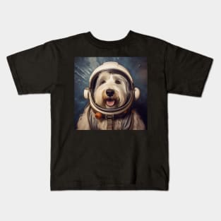 Astro Dog - Old English Sheepdog Kids T-Shirt